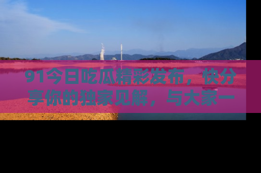 91今日吃瓜精彩发布,快分享你的独家见解,与大家一起讨论吧!