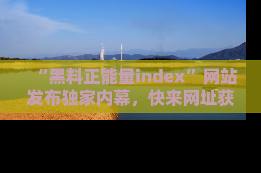 “黑料正能量index”网站发布独家内幕,快来网址获取精彩内容吧!