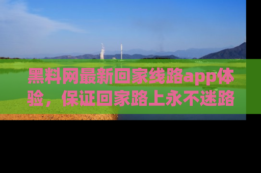 黑料网最新回家线路app体验，保证回家路上永不迷路顺畅