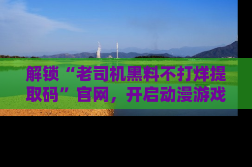 解锁“老司机黑料不打烊提取码”官网，开启动漫游戏的新次元之旅！