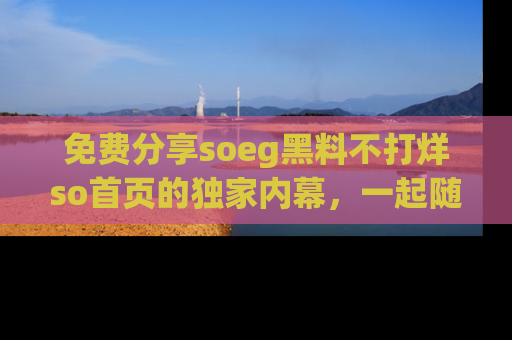 免费分享soeg黑料不打烊so首页的独家内幕,一起随时吃瓜吧!