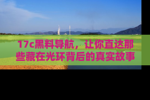 17c黑料导航,让你直达那些藏在光环背后的真实故事