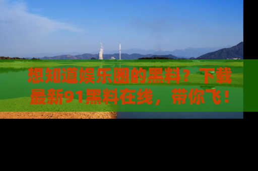 想知道娱乐圈的黑料？下载最新91黑料在线，带你飞！