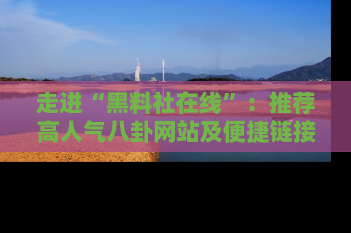 走进“黑料社在线”:推荐高人气八卦网站及便捷链接的全面指南